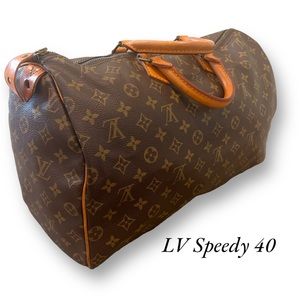Authentic Louis Vuitton Speedy 40 Weekender